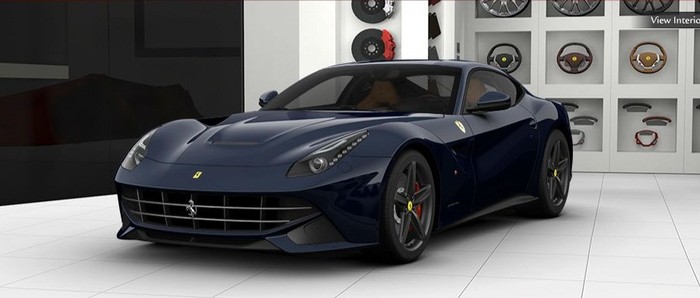 Ferrari F12 Berlinetta có đến 18 loại màu khác nhau